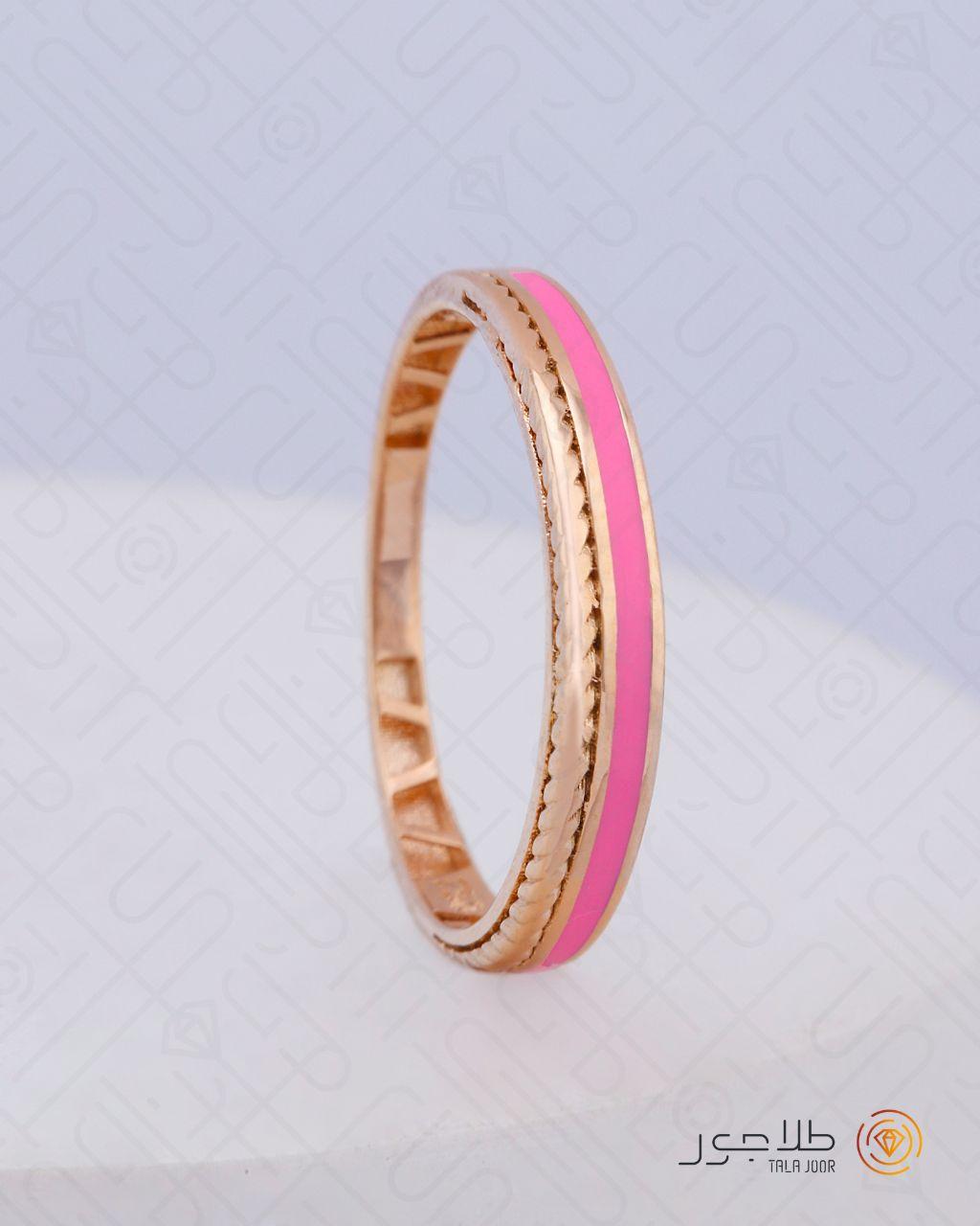 انگشتر مینیمال مینا دار راشل