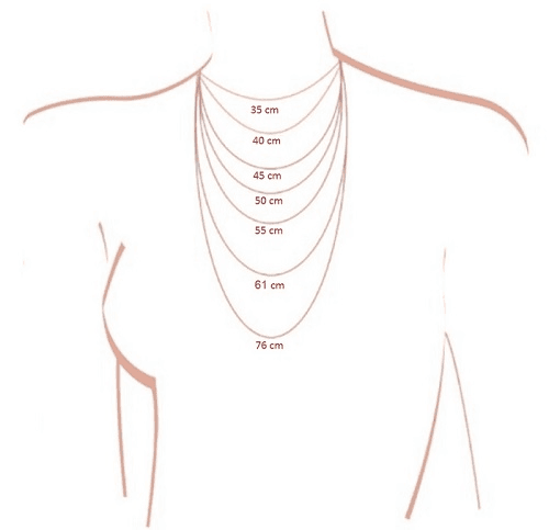 سایز گردنبند